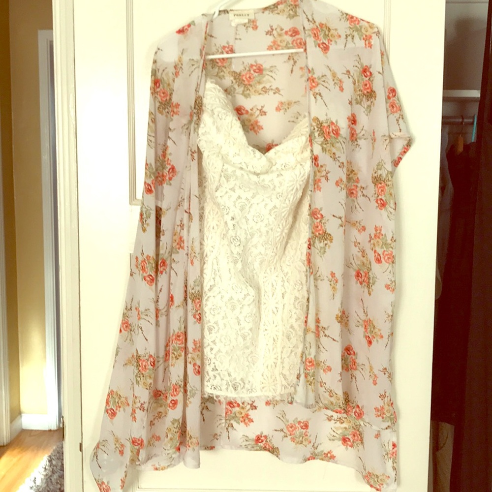 Flowered Kimono